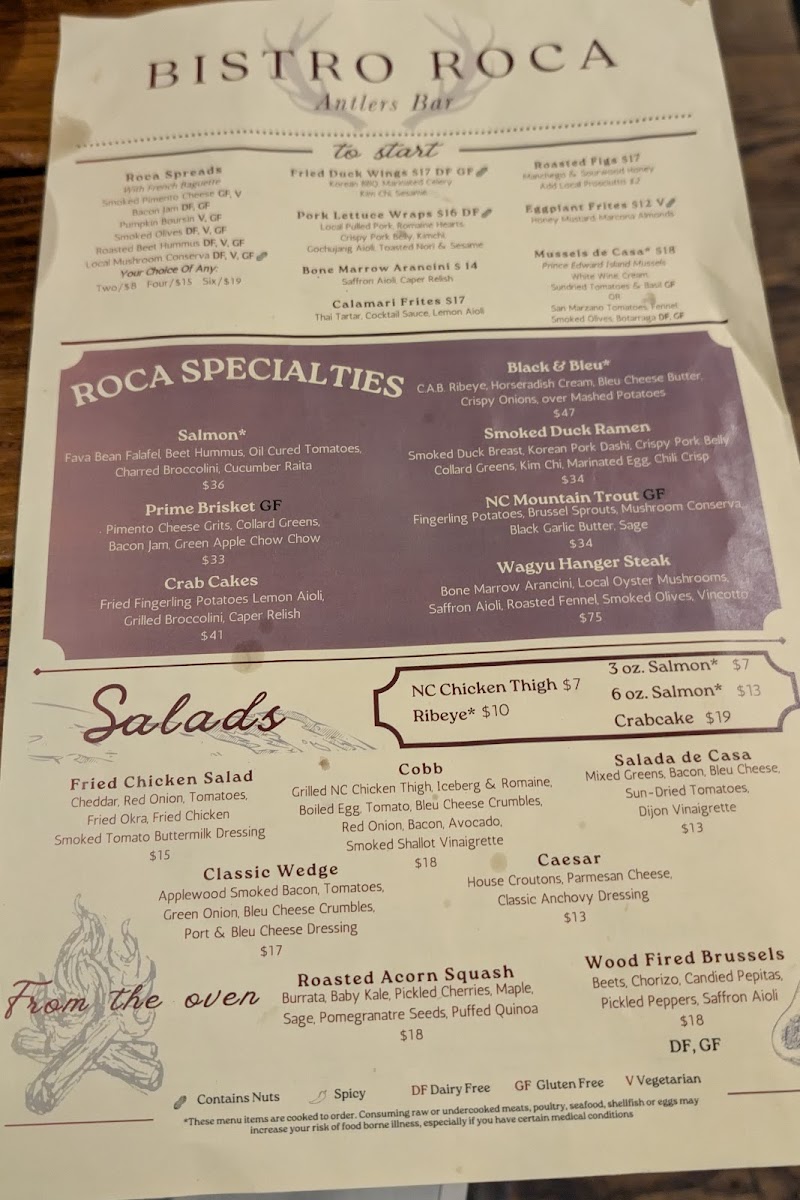 Bistro Roca Menu - Image 2